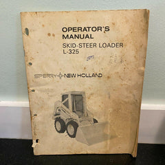 Sperry New Holland L-325 Skid Steer Loader Operator's Manual vintage 1977 L325