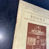 John Howell's Open Bookshop Catalog Vintage 1931 San Francisco Dealer