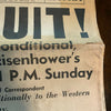 Cleveland News May 7 1945 Nazis Quit WW2 V-E Day Complete Newspaper Ohio