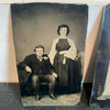 Tintype Picture Lot Men Women Girl Baby Antique Photographs