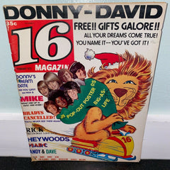 16 Magazine February 1973 Donny Osmond Brady Bunch Jackson 5 Complete Pinups