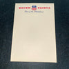 Union Pacific Railroad Notepad Road of the Streamliners Vintage 1940s WWII NOS