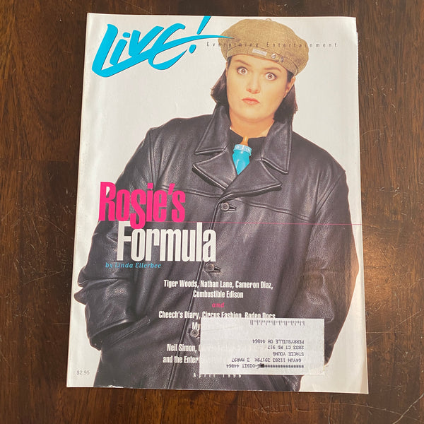 Live magazine April 1996 Rosie O'Donnell