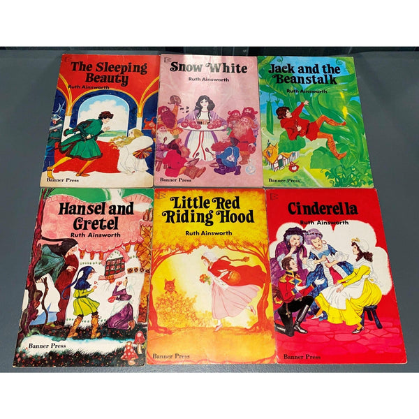 Ruth Ainsworth Fairy Tale Book Lot of 6 Vintage 1970s