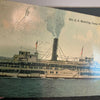 Cedar Point Steamer Postcard Divided Back Vintage Steamship GA Boeckling