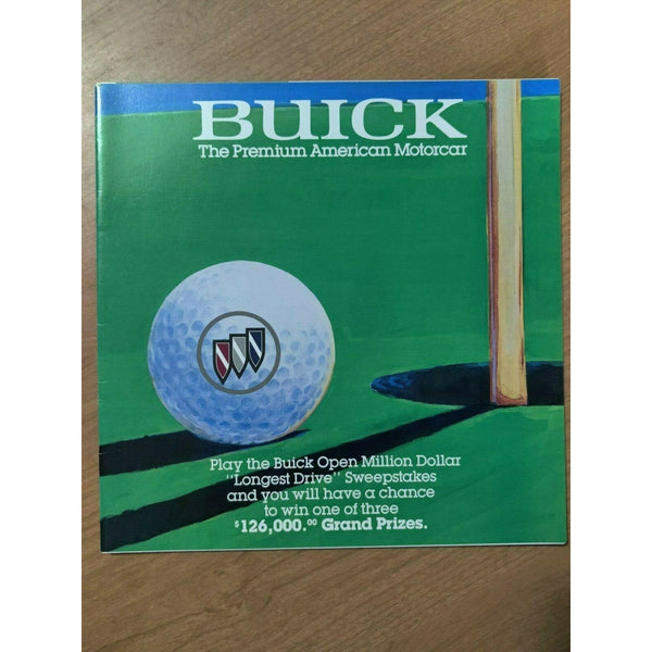 Buick Open 1988 Brochure Golf PGA Tour Official Car Vintage