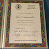 Passionist Monastery Chicago Certificate Vintage 1990s