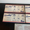 New York Central System Railroad Ink Blotter Lot of 5 1950s Vintage Advertising Trains