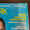 After Dark November 1978 vintage magazine Joseph Bottoms SOHO LGBT NYC Culture