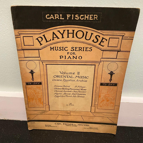 Carl Fischer Playhouse Music Series for Piano Volume II Oriental Vintage Book 1930s