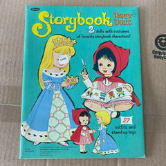 Storybook Paper Dolls Book NOS 1965 Uncut Vintage Complete Fairy Tales Whitman