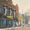 Columbiana Main Street Postcard 1900s Vintage Ohio Koch Bros Grocery PCK Series