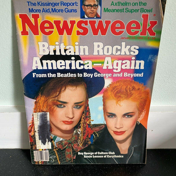 Newsweek January 23 1984 Boy George Annie Lennox Culture Club Eurythmics