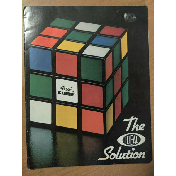 Rubik's Cube The Ideal Solution Vintage 1981 Booklet
