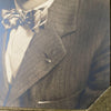 Man University of Michigan Pin Bowtie Portrait Vintage 1930s Photo