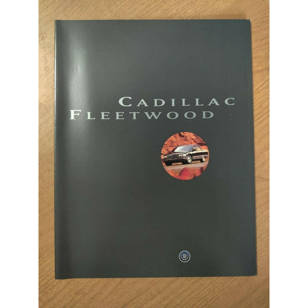 Cadillac Fleetwood 1996 Brochure Brougham Vintage Car Foldout Sales