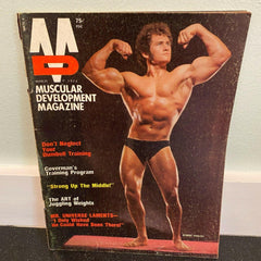 Muscular Development March 1974 vintage magazine Dumbell Training