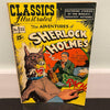 Classics Illustrated 33 Adventures of Sherlock Holmes 1951 comic book HRN 89 credited cover