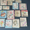Baby Shower Cards Lot of 57 Vintage 1940 All Same Estate Congratulations