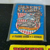 Desert Storm Cards 60 Sealed Wax Packs 1991 Brown Letters Etc. Topps Pro Set
